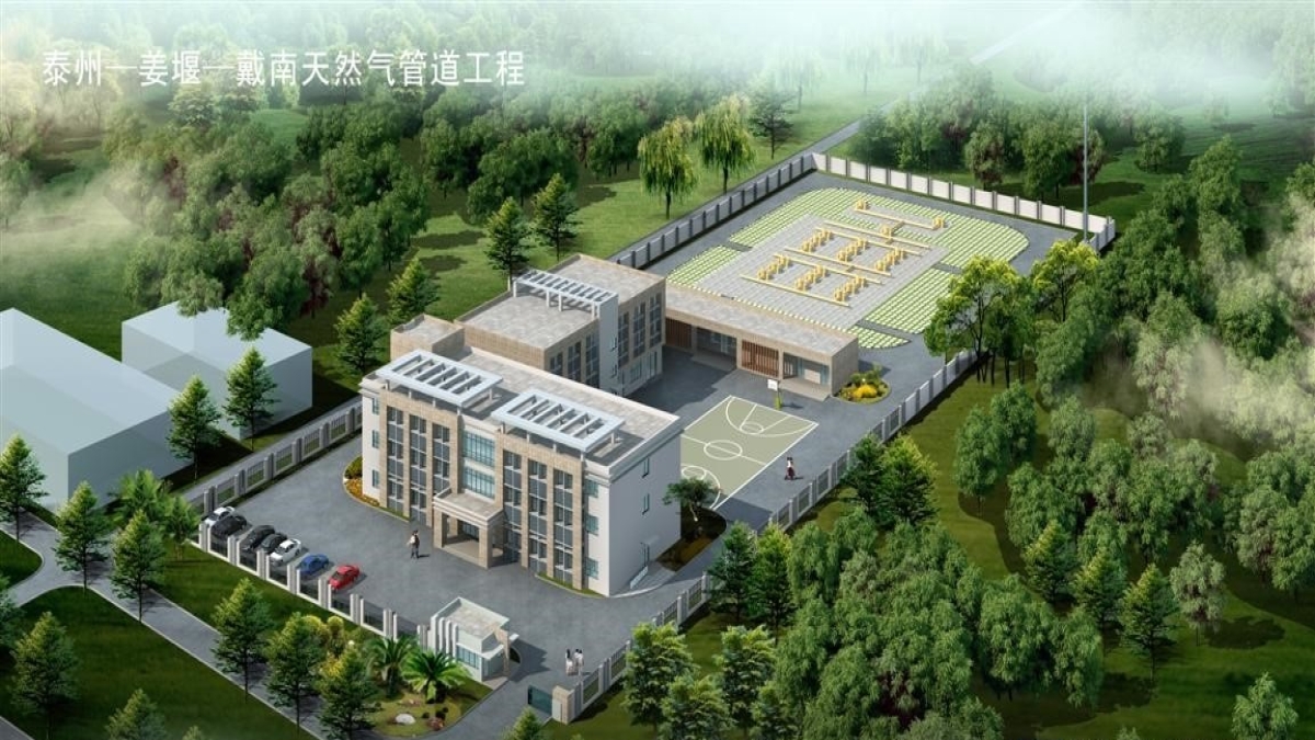 泰州至姜堰至戴南天然气管道工程